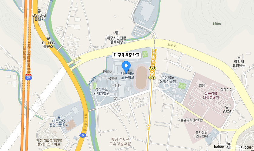 학교 찾아오시는 길 지도